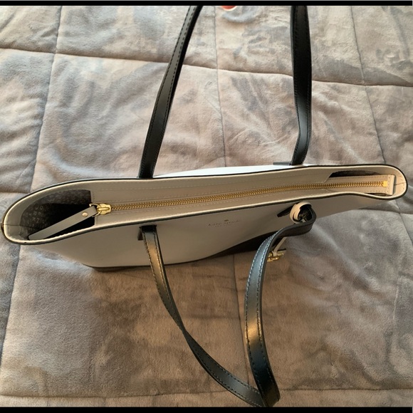 Kate Spade Haven Street Colorblock Maxi Grey Black - Picture 5 of 16